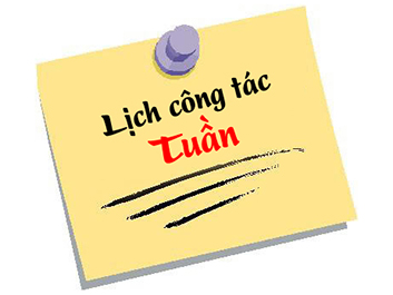 LỊCH CÔNG TAC TTUB TUẦN 7