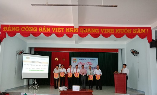 Hội Nông dân Quế Long tổ chức Hội thi cán bộ Hội cơ sở giỏi năm 2018