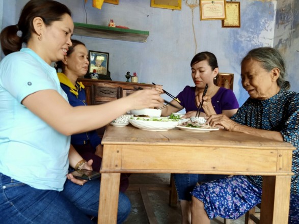 HLHPN xã làm công tác từ thiện, nhân đạo