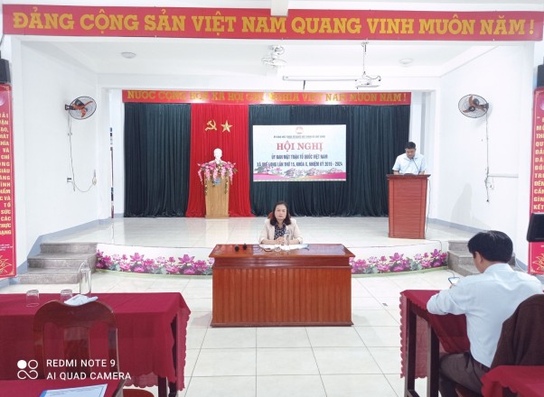 Tổng kết công tác Mặt trận năm 2021,  thống nhất chương trình hành động năm 2022