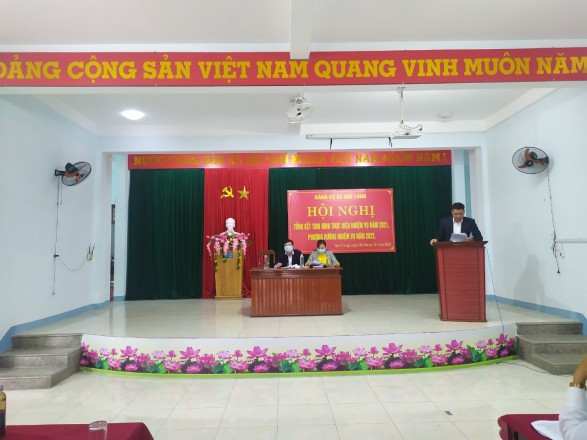 Đảng bộ xã Quế Long tổng kết tình hình thực hiện nhiệm vụ năm 2021