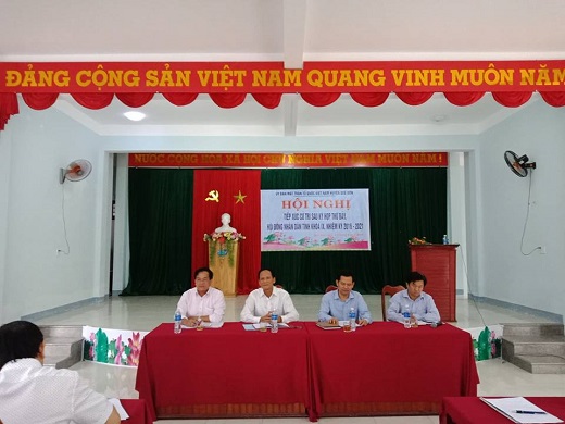 Đại biểu Hội đồng nhân dân tỉnh khu vực Quế Sơn tổ chức tiếp xúc cử tri sau kỳ họp thứ 7