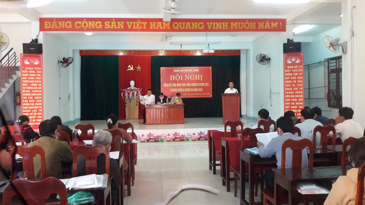 Đồng chí Lê Quang Hòa - Ủy viên BTV Huyện ủy- Trưởng ban tuyên giáo, phát biểu chỉ đạo